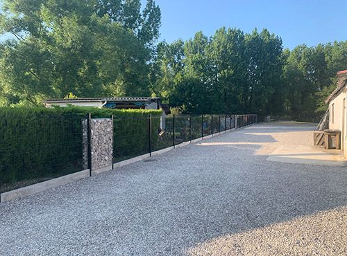 Pose de clôtures en gabion à Saint-Omer